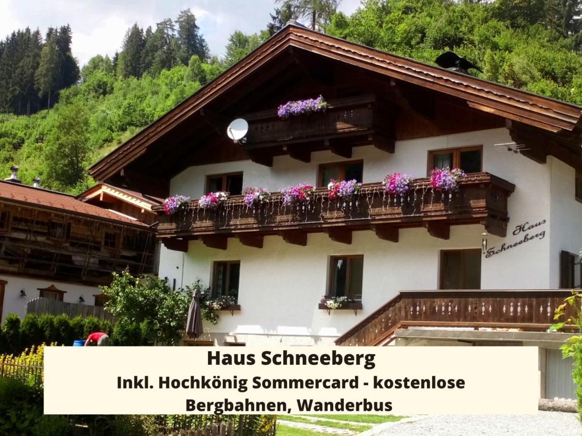 Haus Schneeberg Mit Hochkoenig Card Διαμέρισμα Mühlbach am Hochkönig Εξωτερικό φωτογραφία